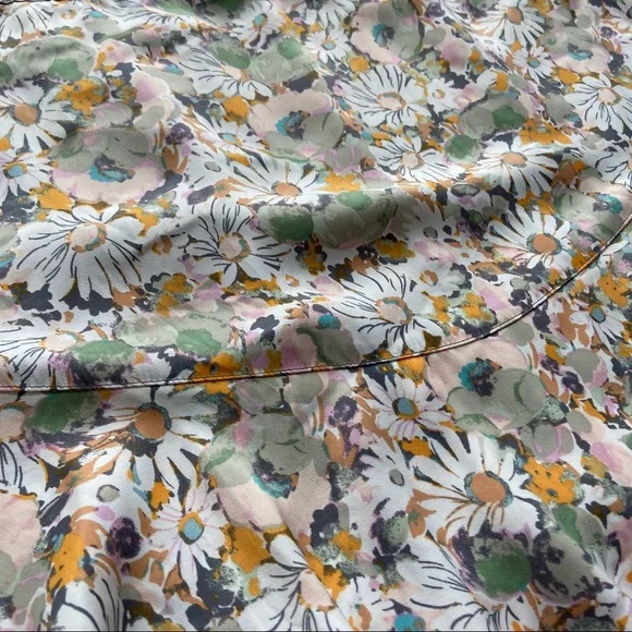 LC Lauren Conrad Daisy Floral Print Ruffle Mini Skirt Y2K Size XXL - Picture 8 of 8